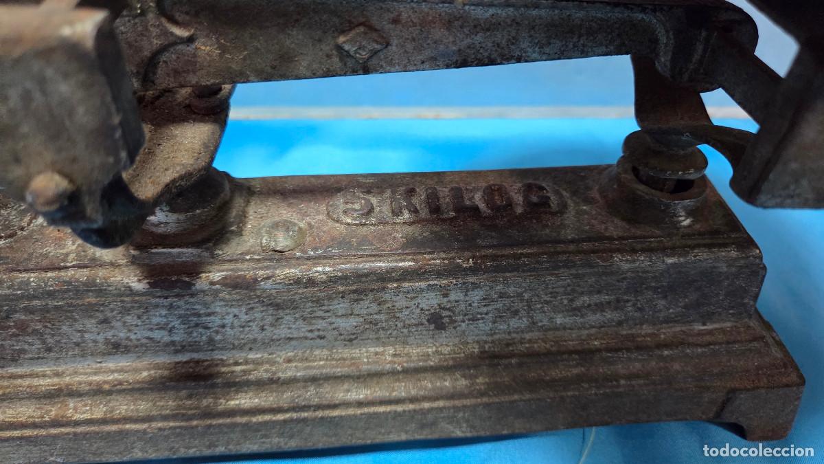 Vintage: balanza antigua de 5 kilos - Foto 5