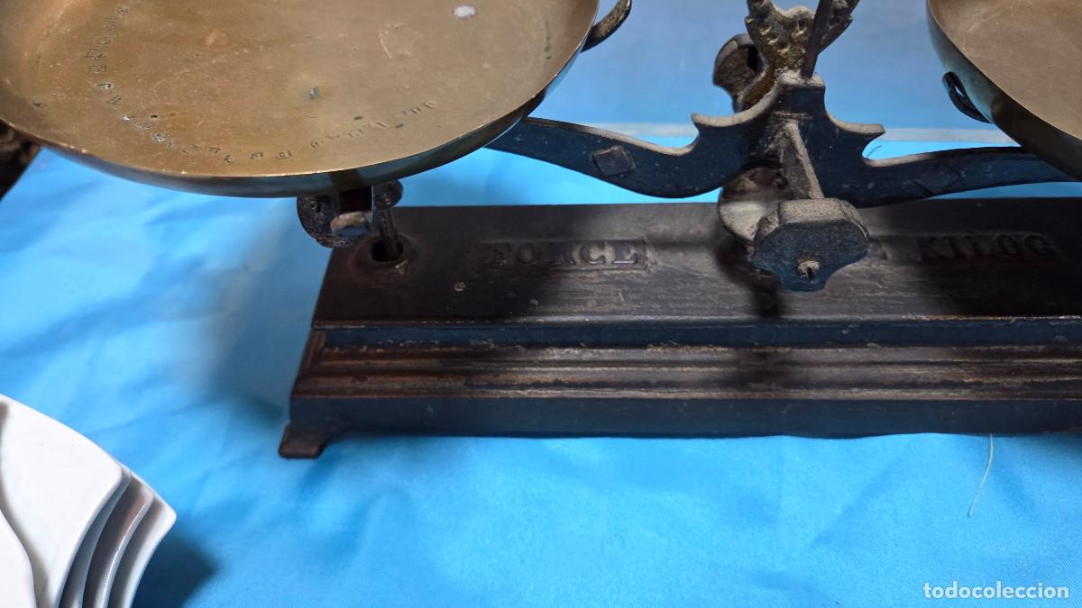 Vintage: balanza antigua de 2 kilos - Foto 5