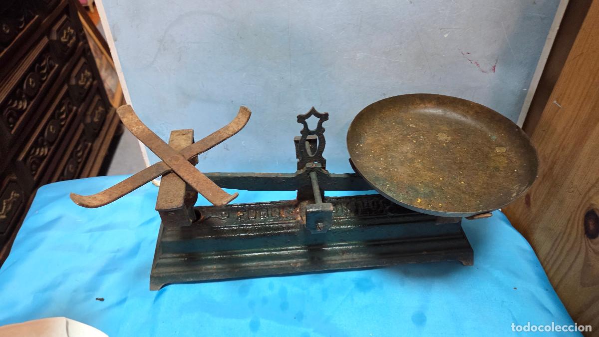 Vintage: balanza de 5 kilos antiguas - Foto 4