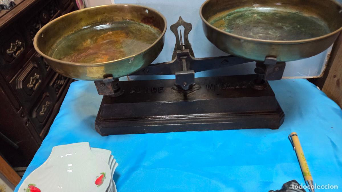 Vintage: balanza antigua de 5 kilos - Foto 2