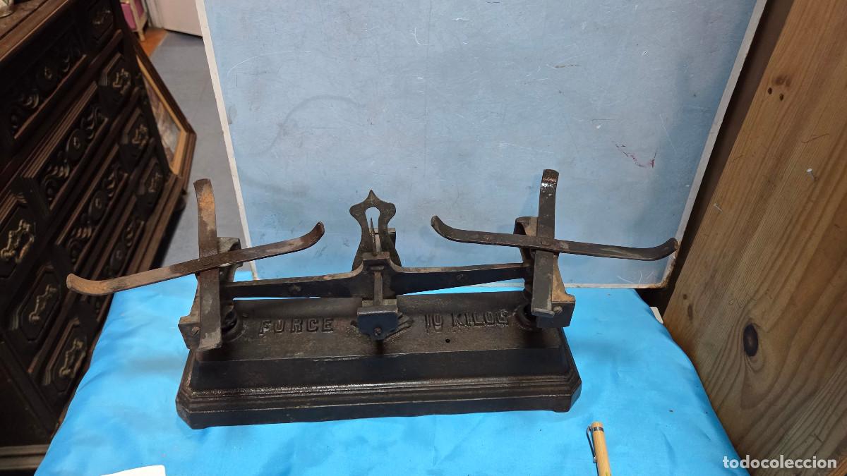 Vintage: balanza antigua de 5 kilos - Foto 3