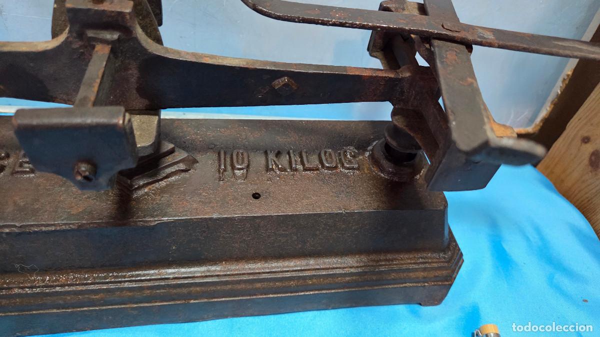 Vintage: balanza antigua de 5 kilos - Foto 5