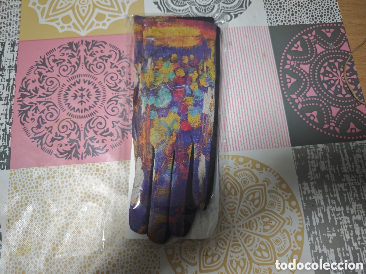 Vintage: Guantes para chica coloreados