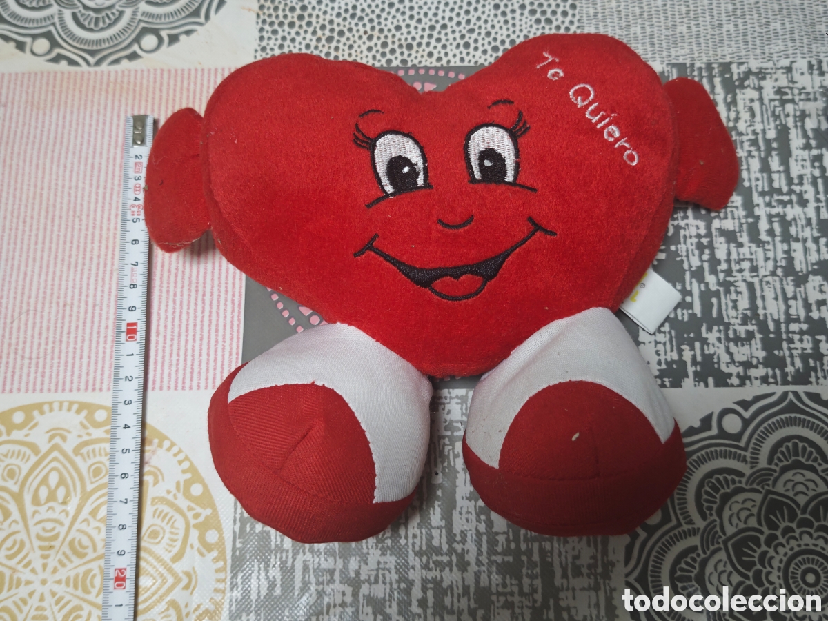 Vintage: Peluche en forma de coraz&oacute;n te quiero nuevo - Foto 3