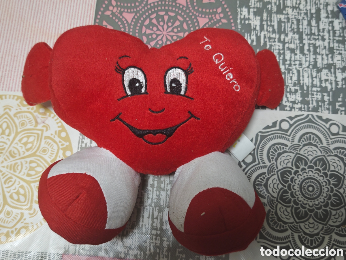 Vintage: Peluche en forma de coraz&oacute;n te quiero nuevo - Foto 6