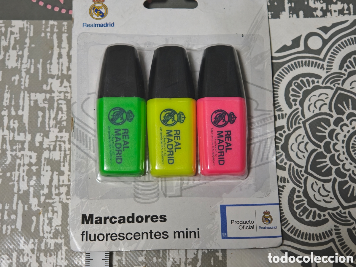 Vintage: Tres marcadores fluorescentes nuevos