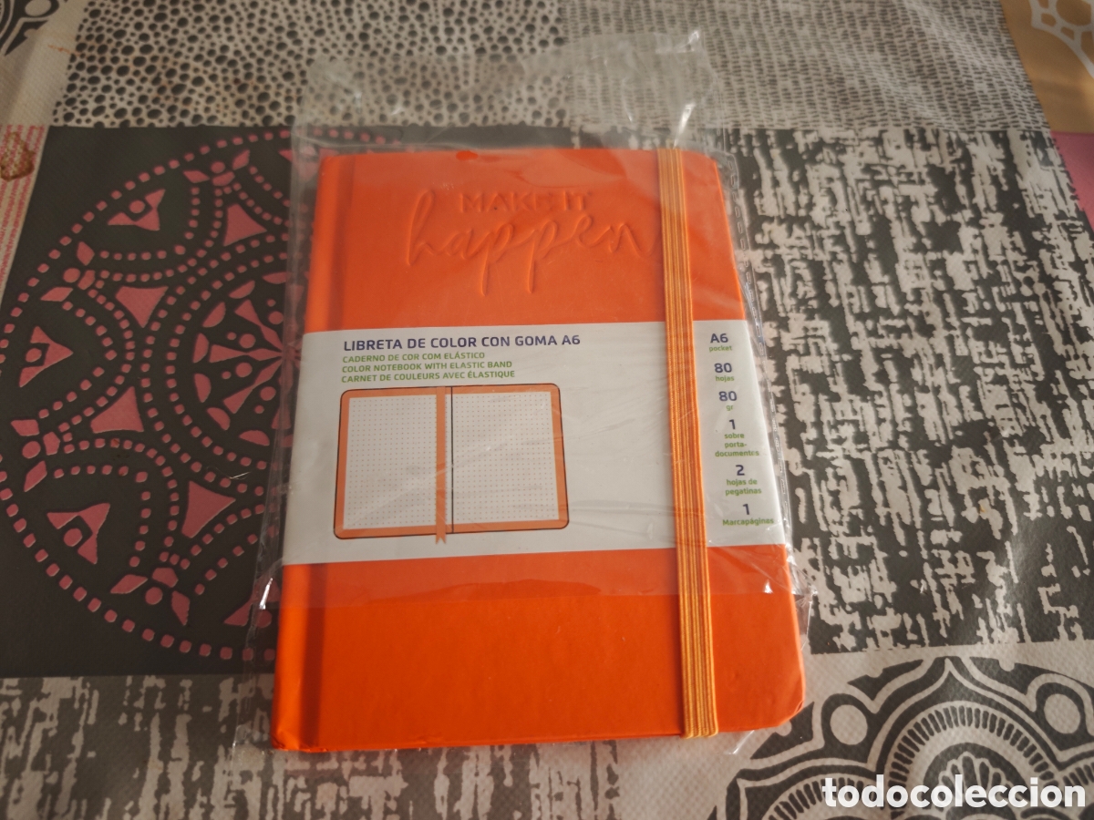 Vintage: Libreta con goma Blod para notas nueva - Foto 1