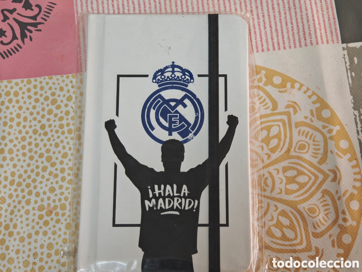 Vintage: Libreta con goma real Madrid - Foto 4