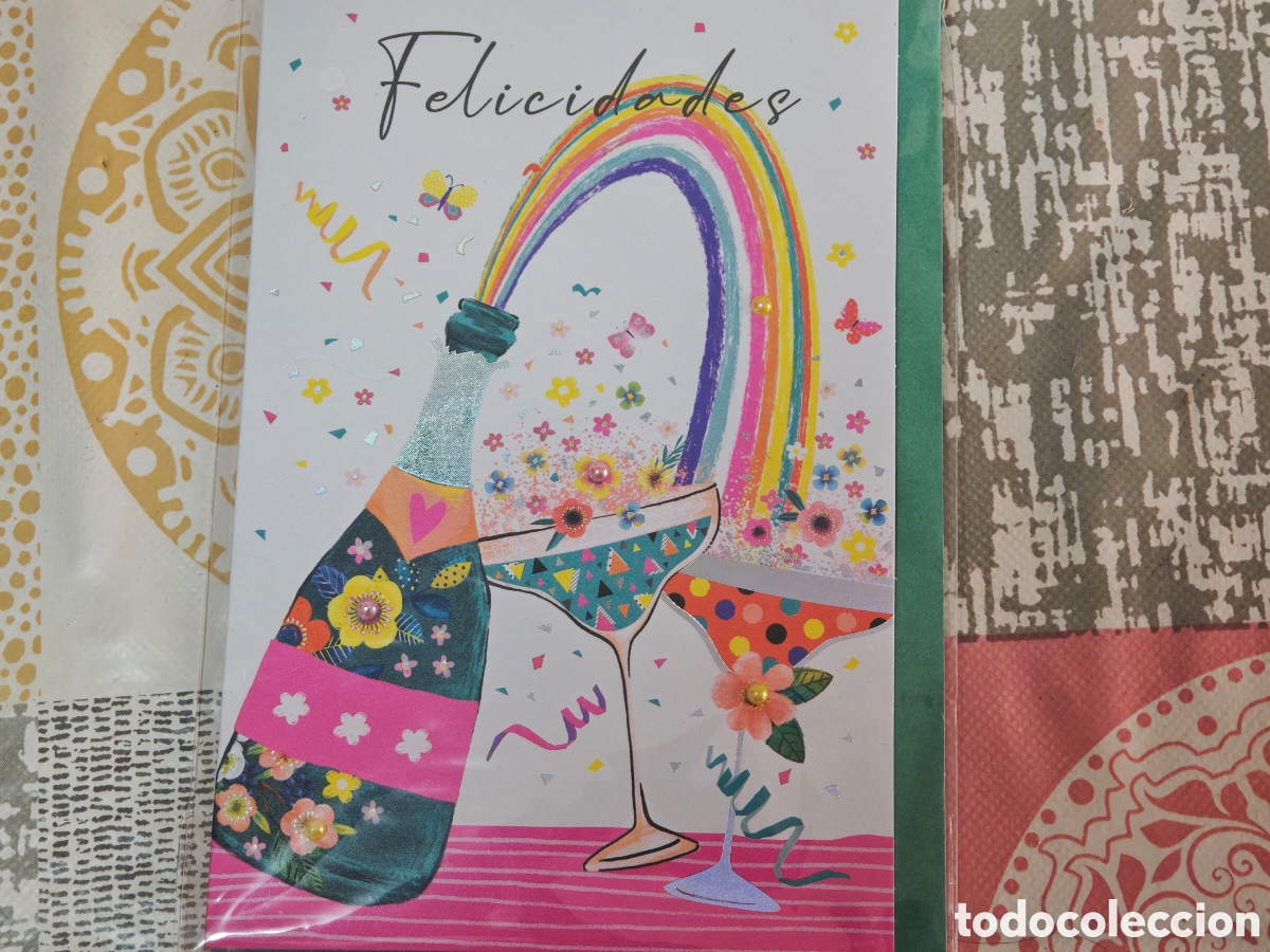 Vintage: Postal con sobre nueva estrenar