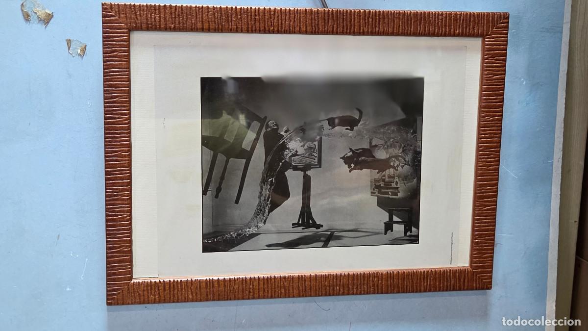 Vintage: cuadro con fotografia de Dali - Foto 1