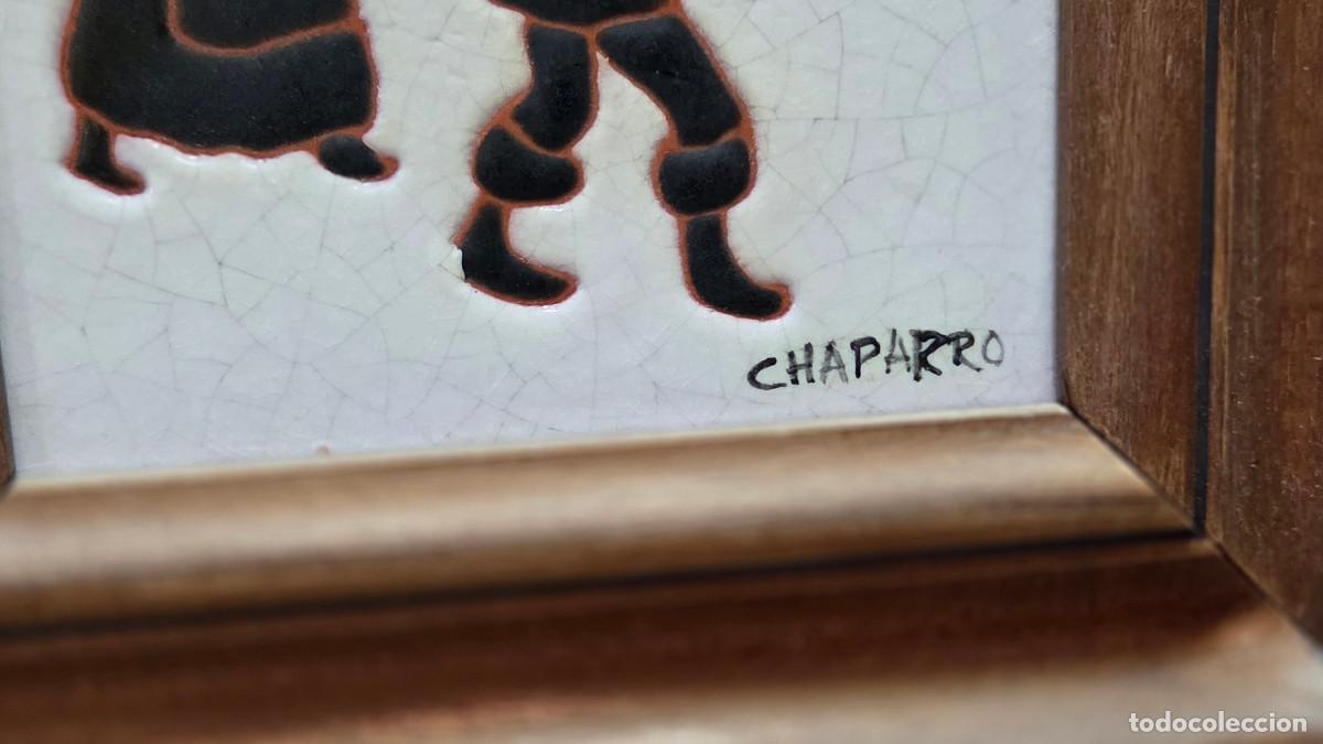 Vintage: cuadro con azulejo Chaparro - Foto 3
