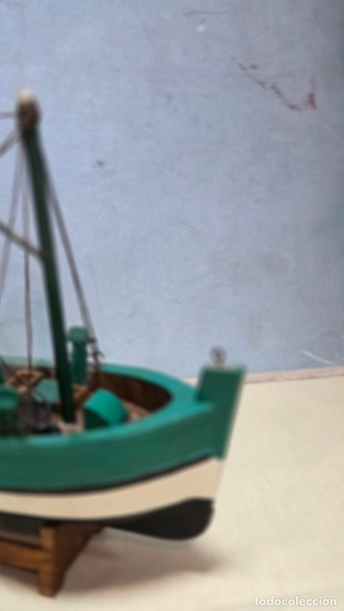 Vintage: maqueta de barco de pesca - Foto 4
