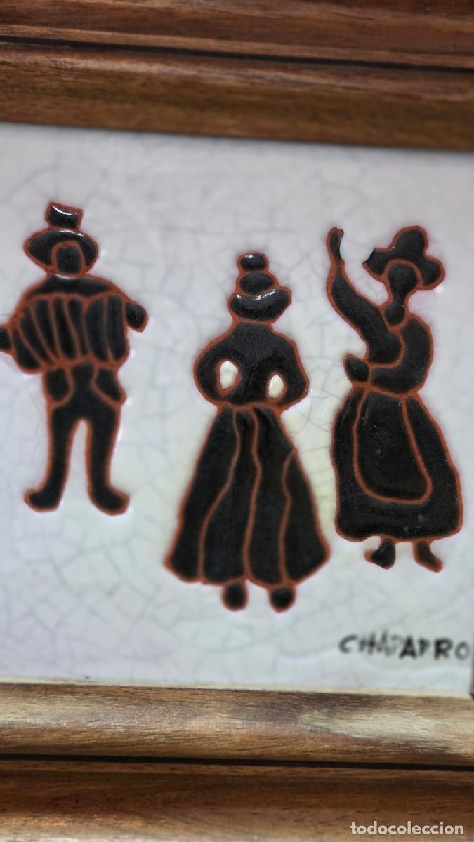 Vintage: cuadro con azulejos antiguos - Foto 4