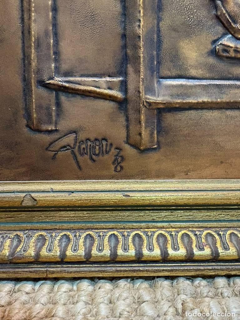 Vintage: CUADRO EN COBRE DE RAM&Oacute;N ALBERTI - Foto 6