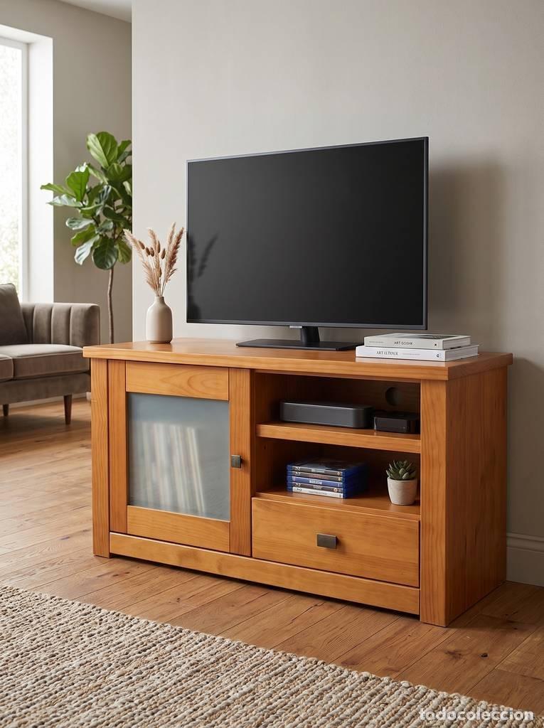 Vintage: MUEBLE DE TV DE MADERA - Foto 1
