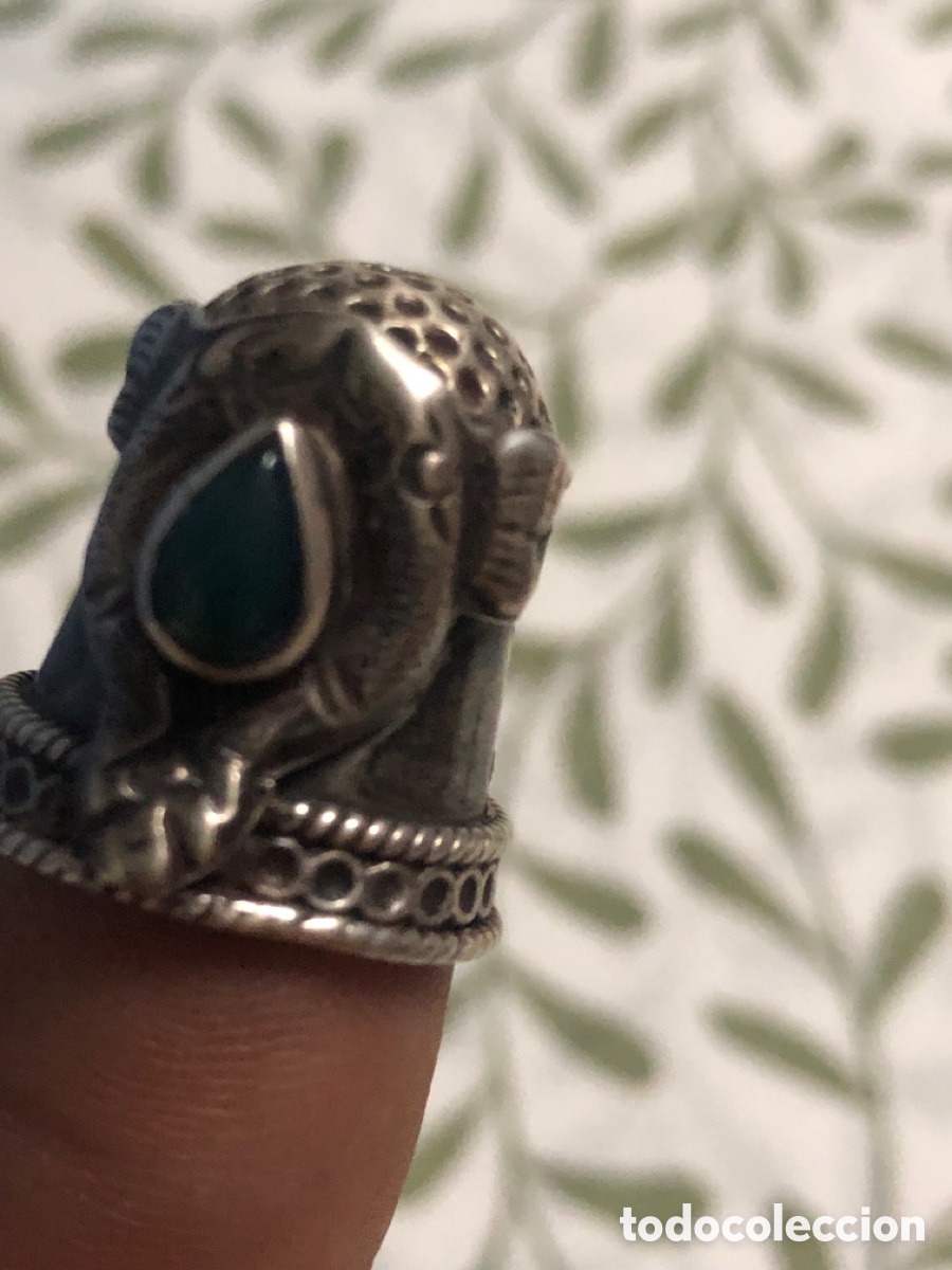 Vintage: 3 dedales antiguos de plata