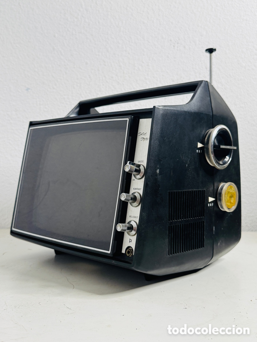 Vintage: National Transistor TV Retro Space Age Matsushita Japan 1970s No Funciona.
