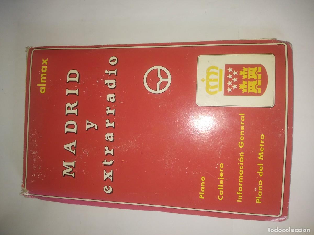 Vintage: Plano Madrid y extrarradio 24 x 15