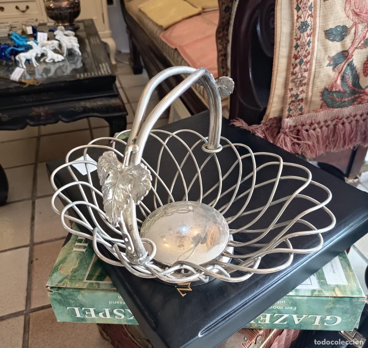Vintage: Canasta Frutero vintage de metal