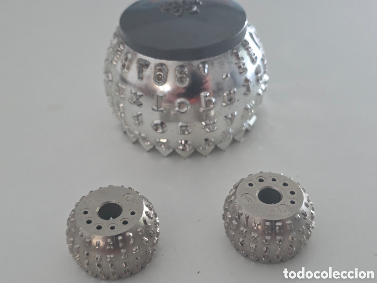 Vintage: Lote 3 ruedas tipogr&aacute;ficas IBM Selectric originales vintage
