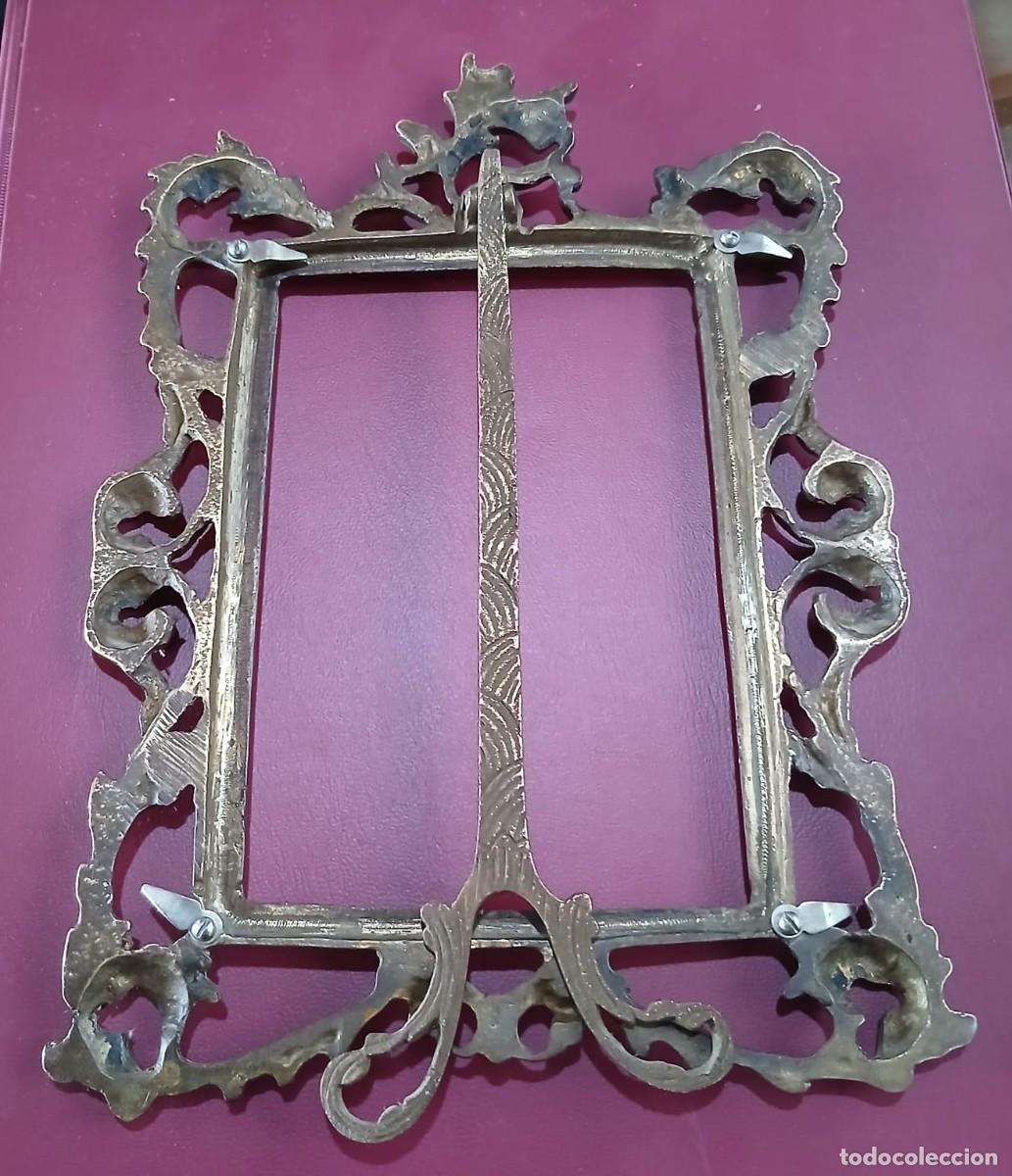 Vintage: Marco de bronce SIN CRISTAL