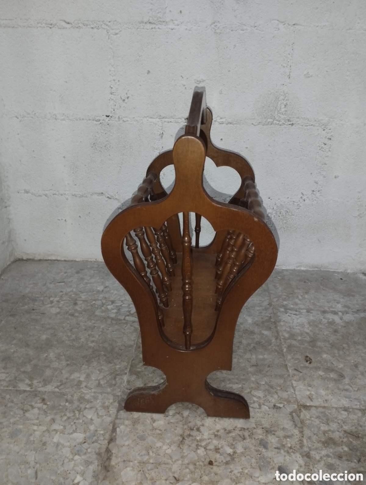 Vintage: Revistero de madera vintage - Foto 5