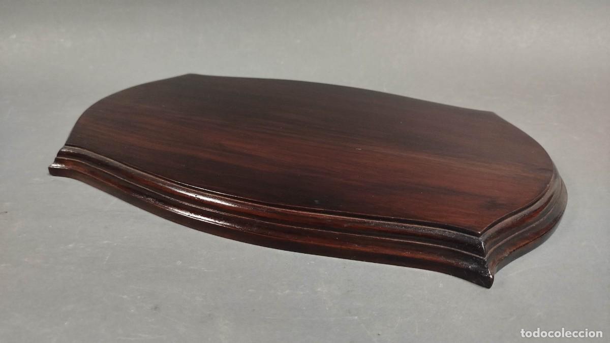 Vintage: BASE DE MADERA BARNIZADA - Foto 3