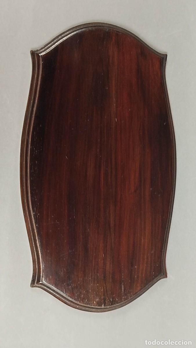 Vintage: BASE DE MADERA BARNIZADA - Foto 4