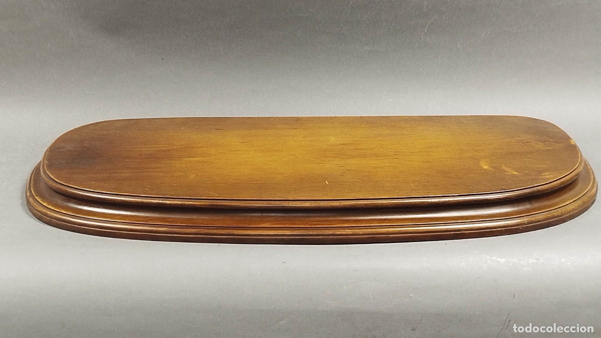 Vintage: BASE DE MADERA DE GRAN TAMA&Ntilde;O - Foto 2