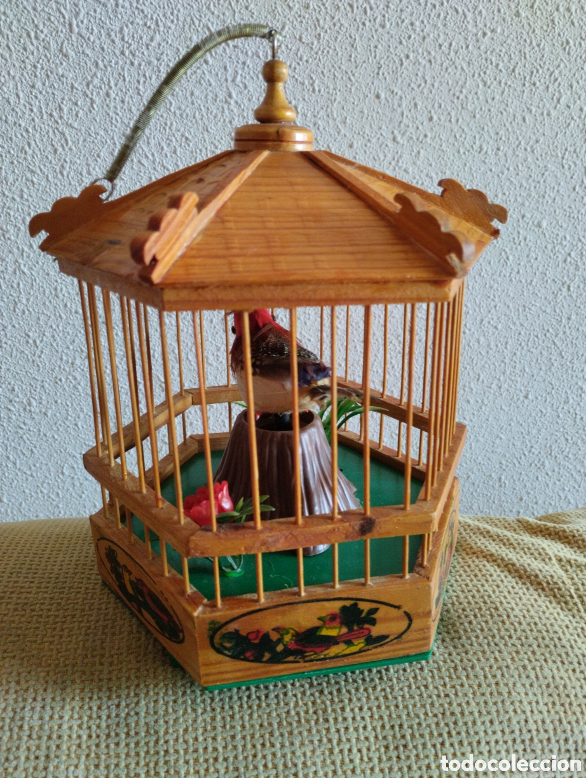 Vintage: Jaula pajaro antigua - Foto 2