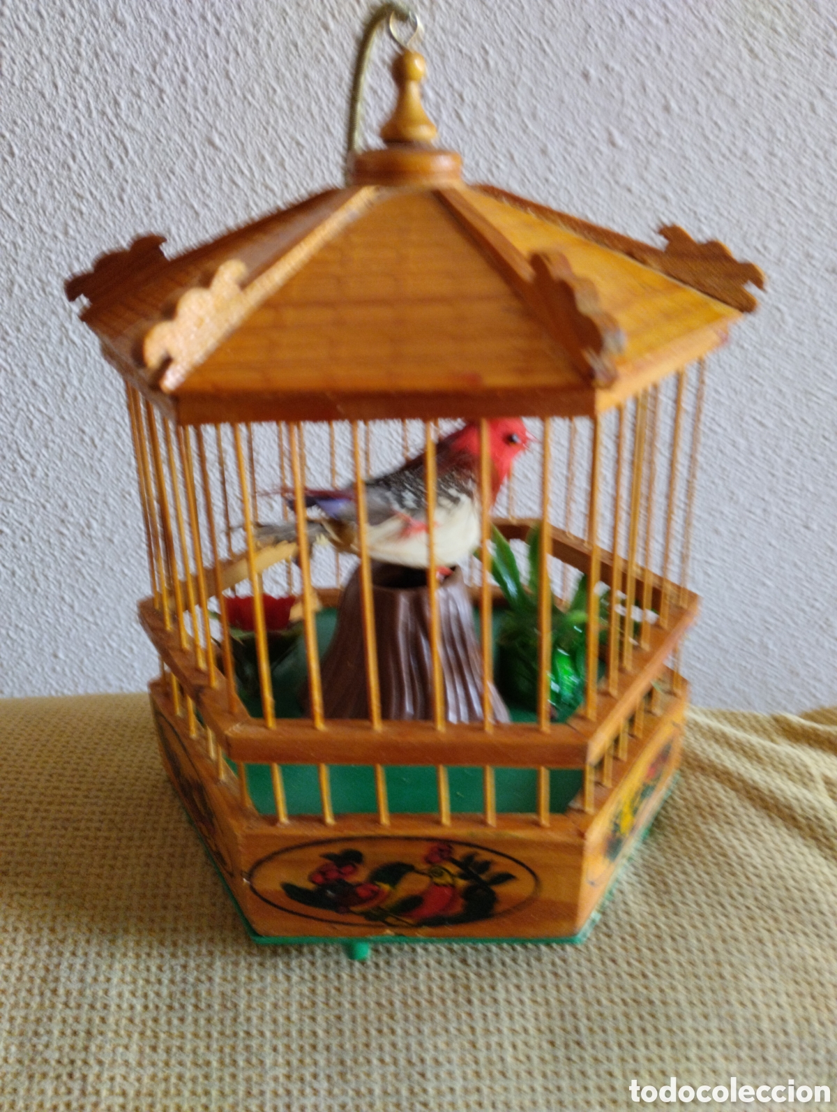 Vintage: Jaula pajaro antigua - Foto 3