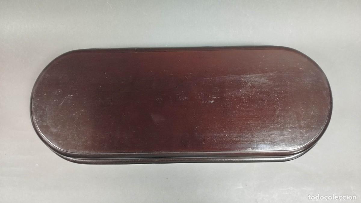 Vintage: PEANA DE MADERA BARNIZADA - Foto 1