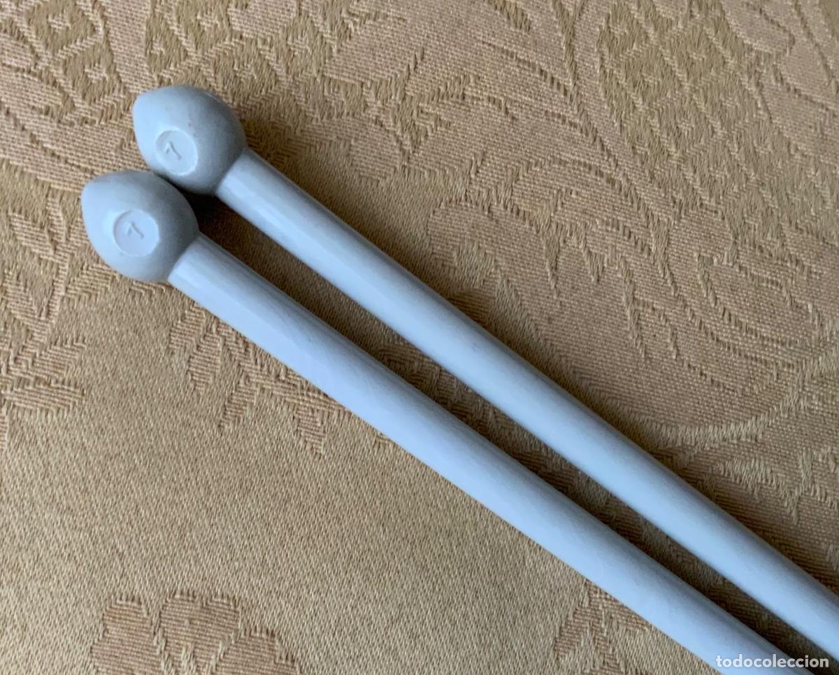 Vintage: ANTIGUAS AGUJAS TEJER HACER PUNTO N 7