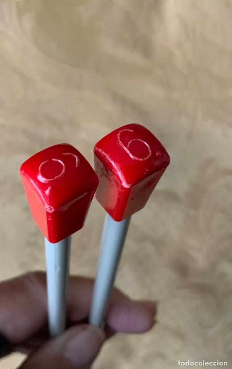Vintage: ANTIGUAS AGUJAS TEJER HACER PUNTO num 9