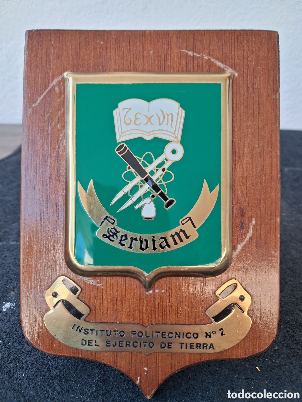 Vintage: Metopa Instituto polit&eacute;cnico 2 ej&eacute;rcito de tierra - Foto 1