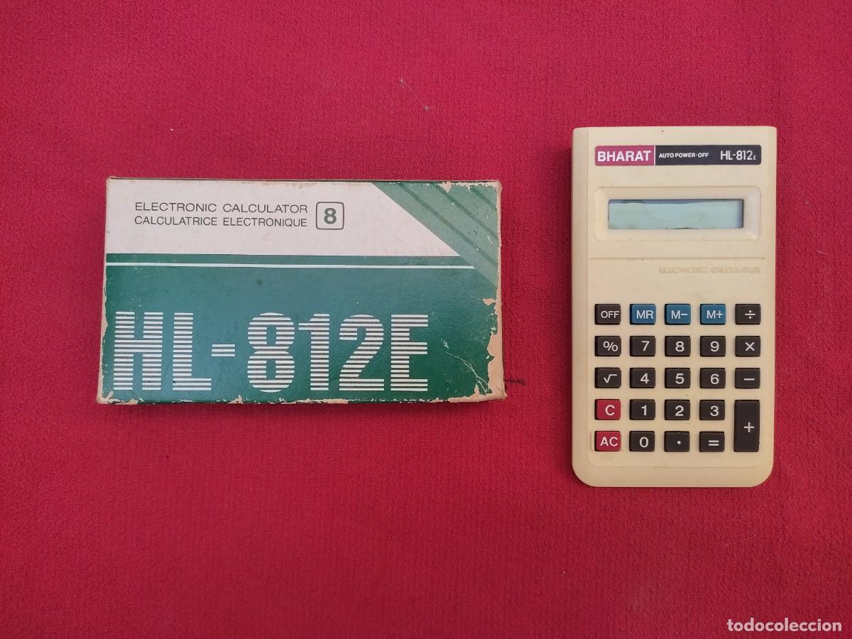 Vintage: antigua calculadora Casio HL-812E - con su caja - no enciende