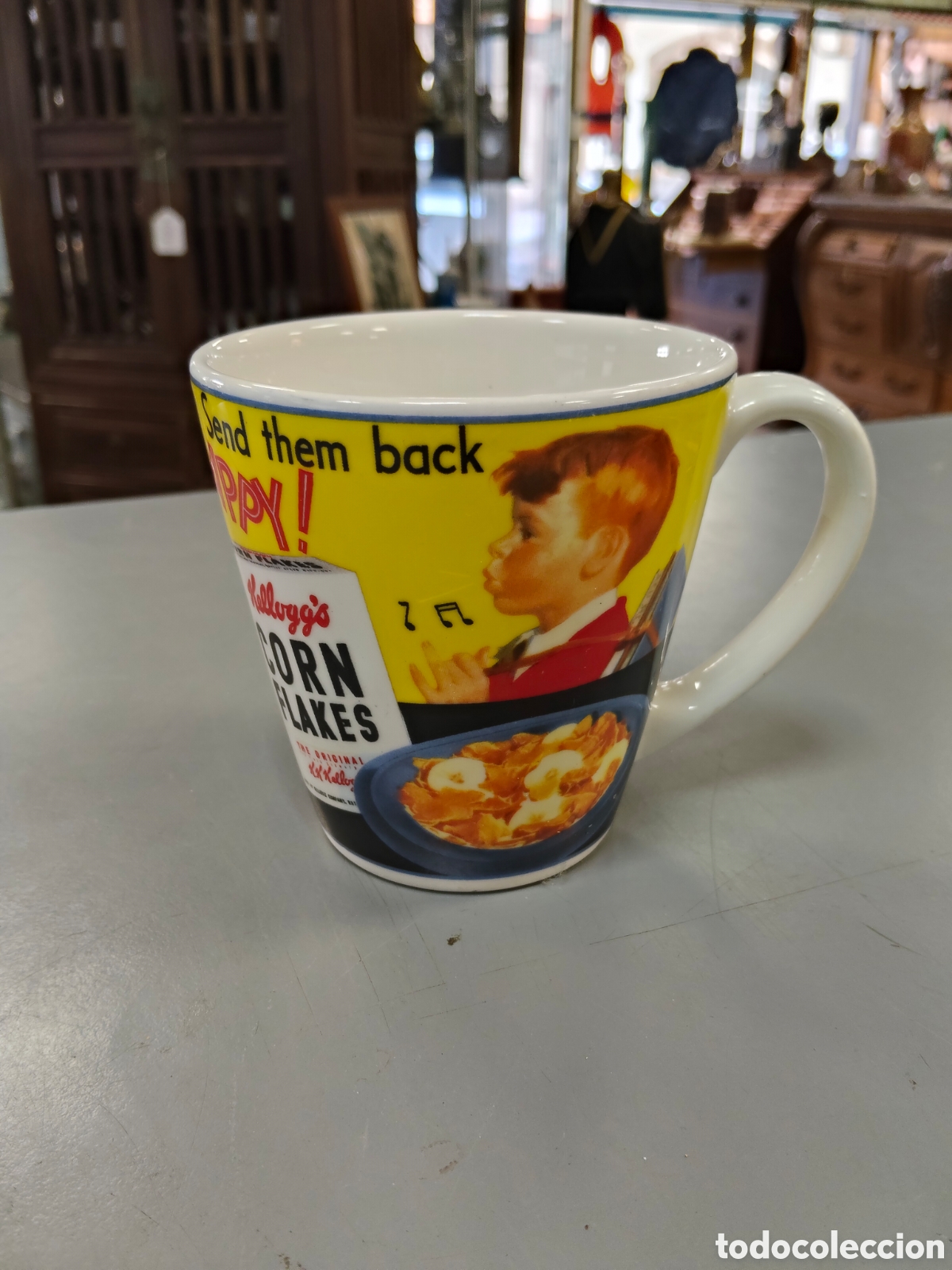 Vintage: Taza vintage CORN FLAKES
