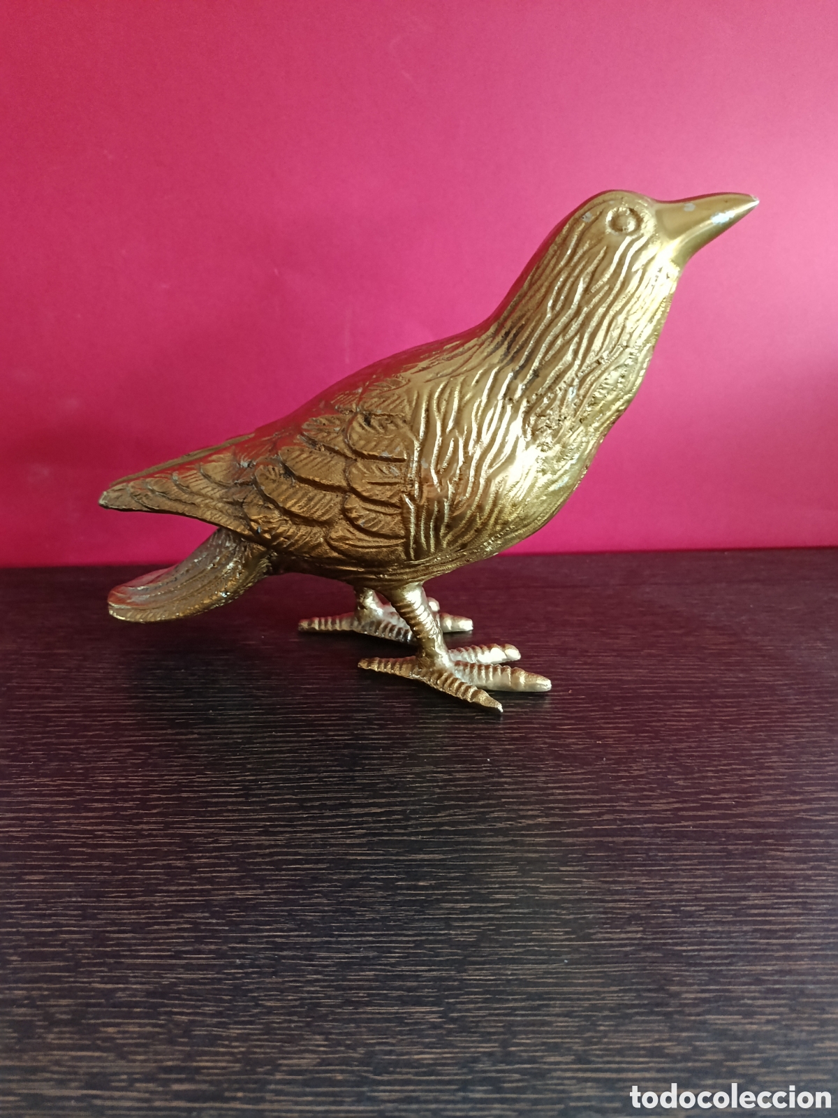 Vintage: Ave decorativa de metal