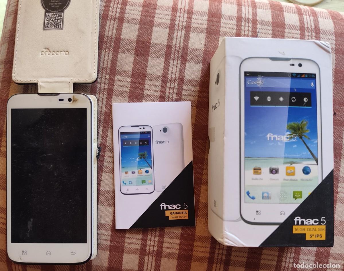 Vintage: Tel&eacute;fono fnac 5 con funda, garant&iacute;a y caja