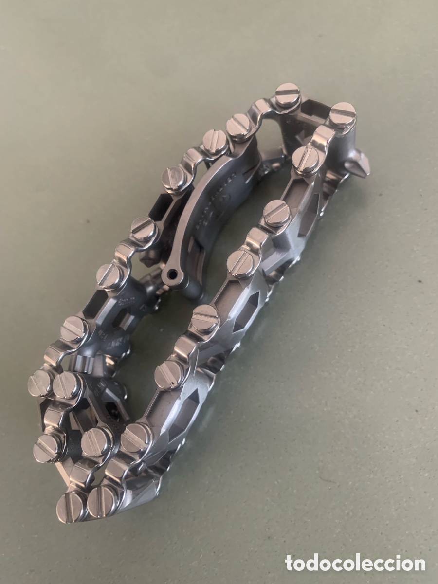 Vintage: Pulsera leatherman fe supervivencia completa e impecable
