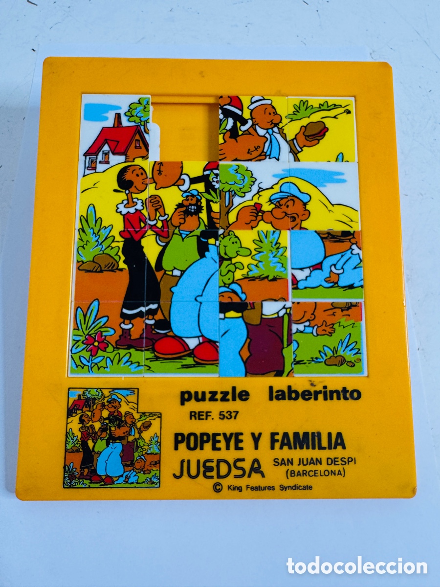 Vintage: Puzzle laberinto Popeye