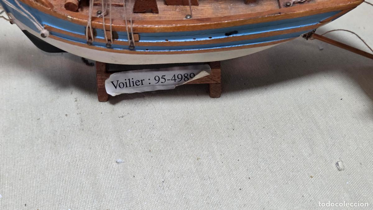 Vintage: maqueta de barco de madera - Foto 2