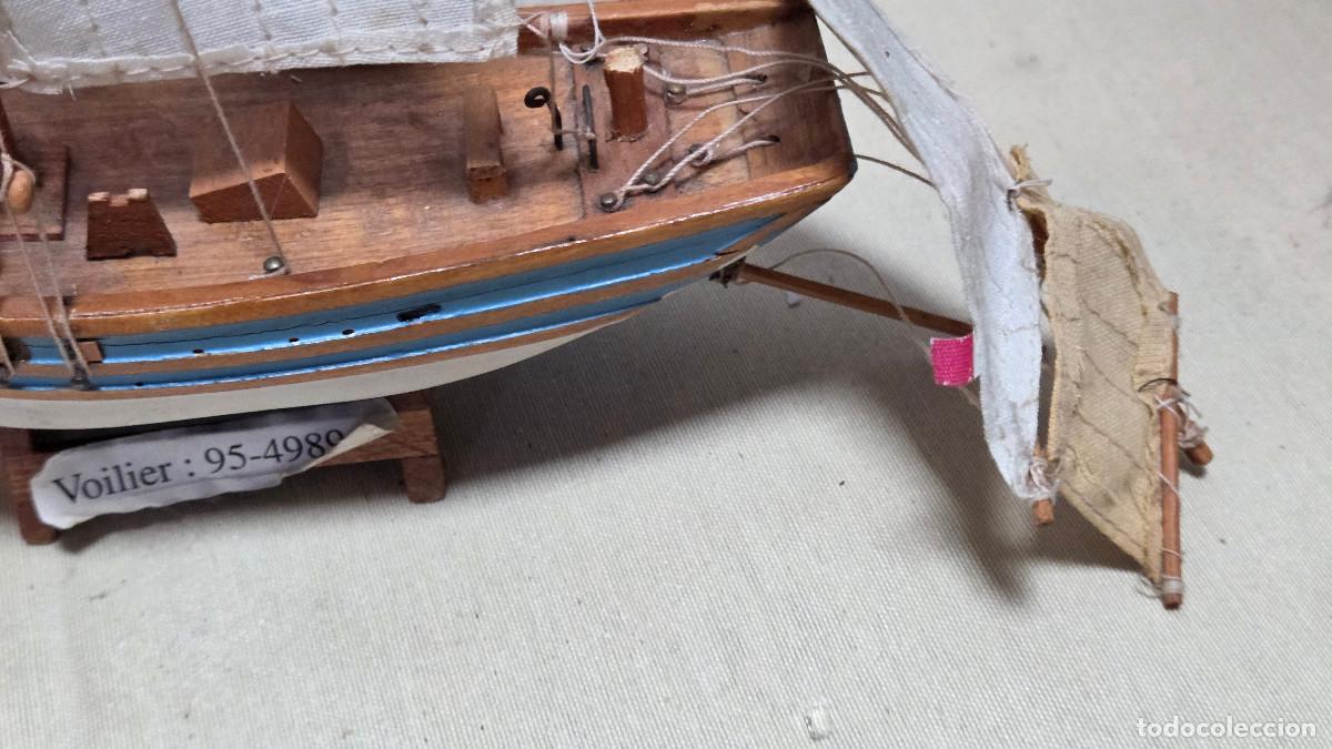 Vintage: maqueta de barco de madera - Foto 3