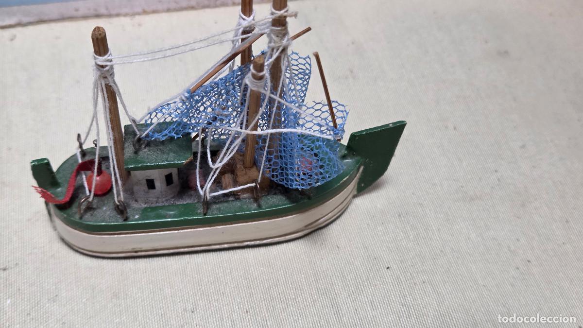 Vintage: peque&ntilde;o barco de madera - Foto 3