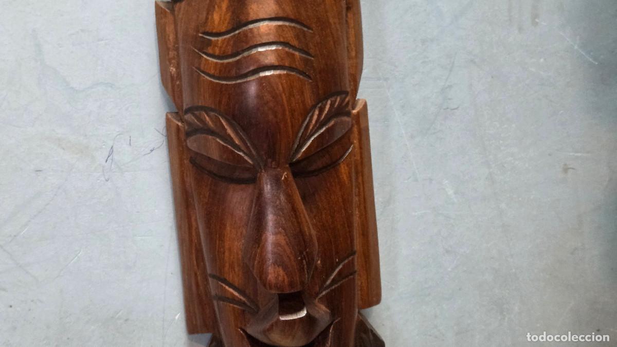 Vintage: mascara de madera afroicana - Foto 2