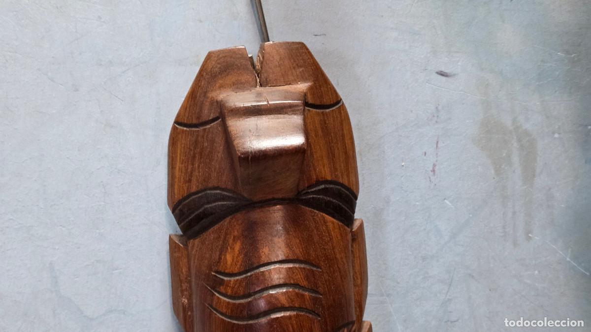 Vintage: mascara de madera afroicana - Foto 3
