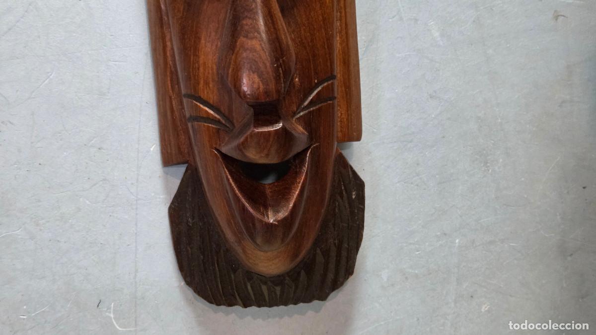 Vintage: mascara de madera afroicana - Foto 4