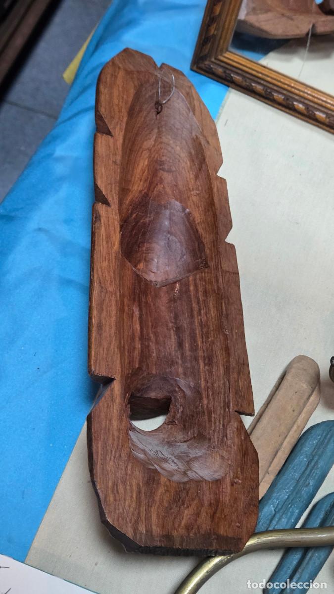 Vintage: mascara de madera afroicana - Foto 5