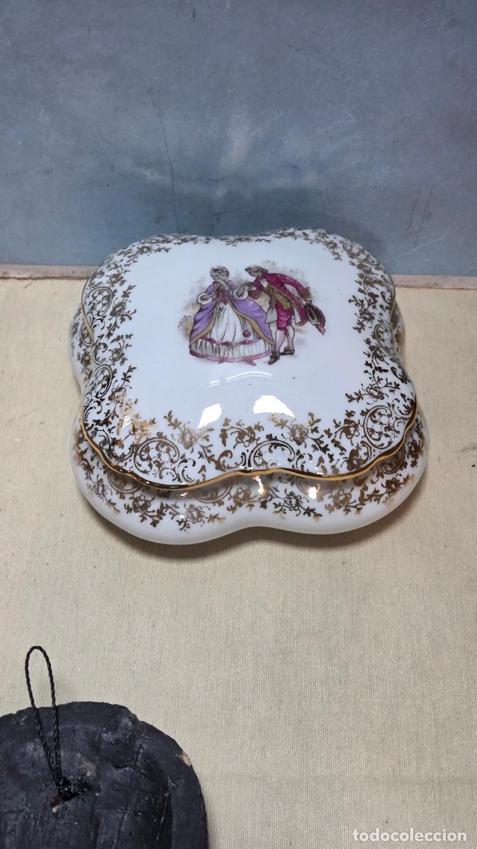 Vintage: caja de porcelana vintage