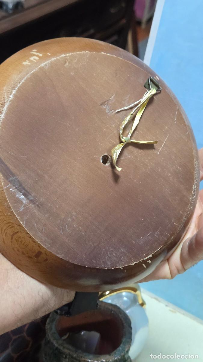 Vintage: plato de madera decorativo - Foto 4